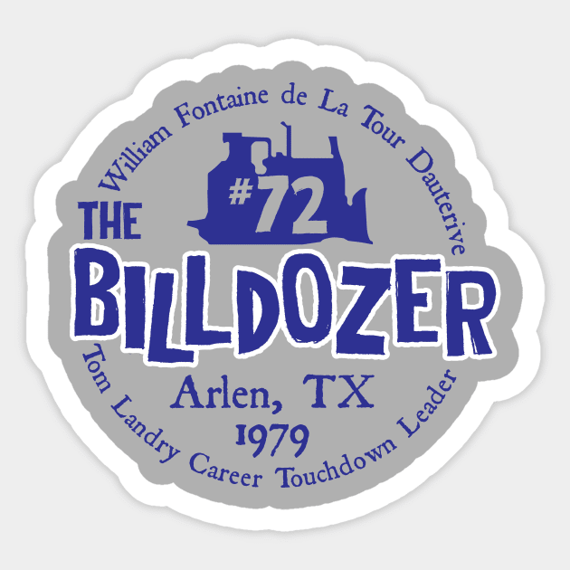 BILLDOZER Sticker by HeyBeardMon